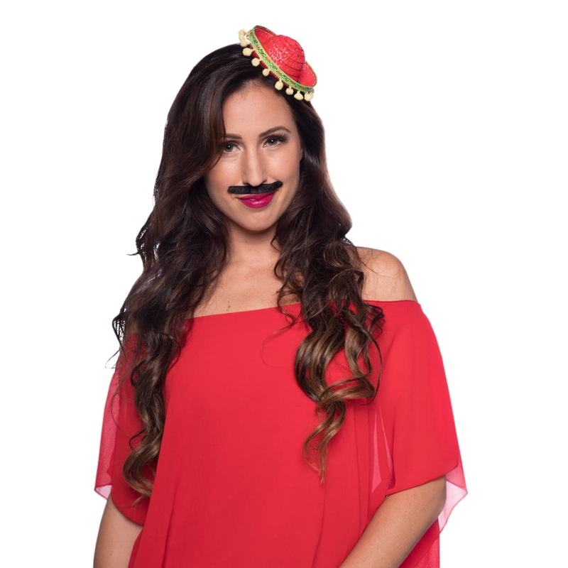 Mexican red mini sombrero