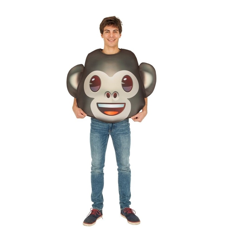 Monkey emoji costume unisex