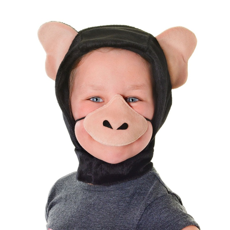 Monkey kid hat with nose