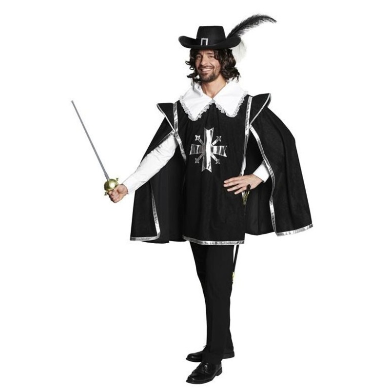 Noble musketeer cloak mens costume 48