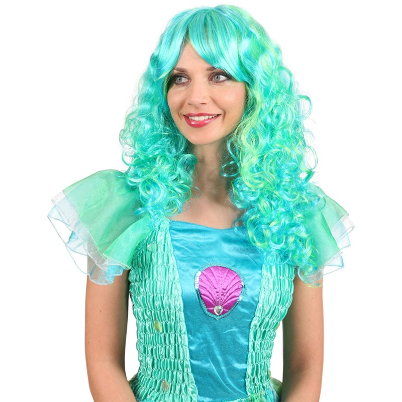 Ocean Princess wig turquoise