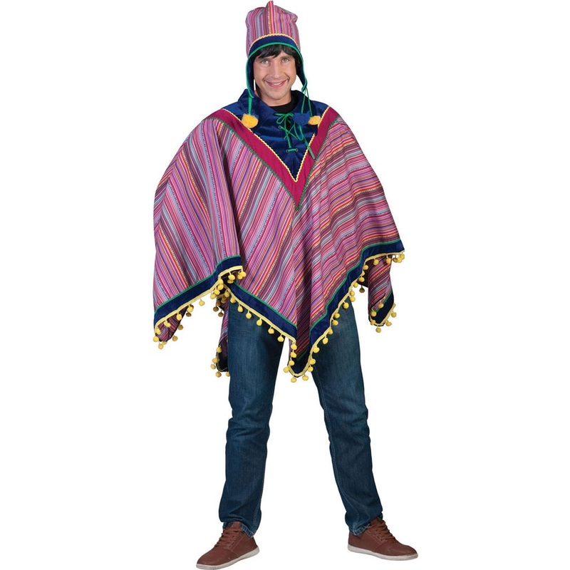 Peruvian men's poncho