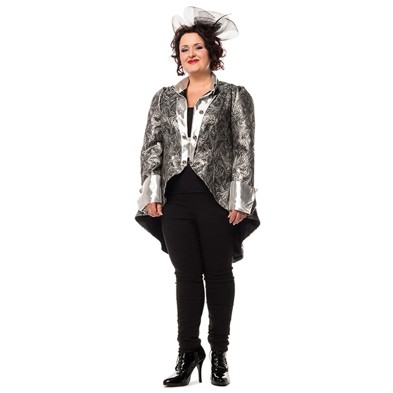 Baroque brocade plus size jacket for women 48