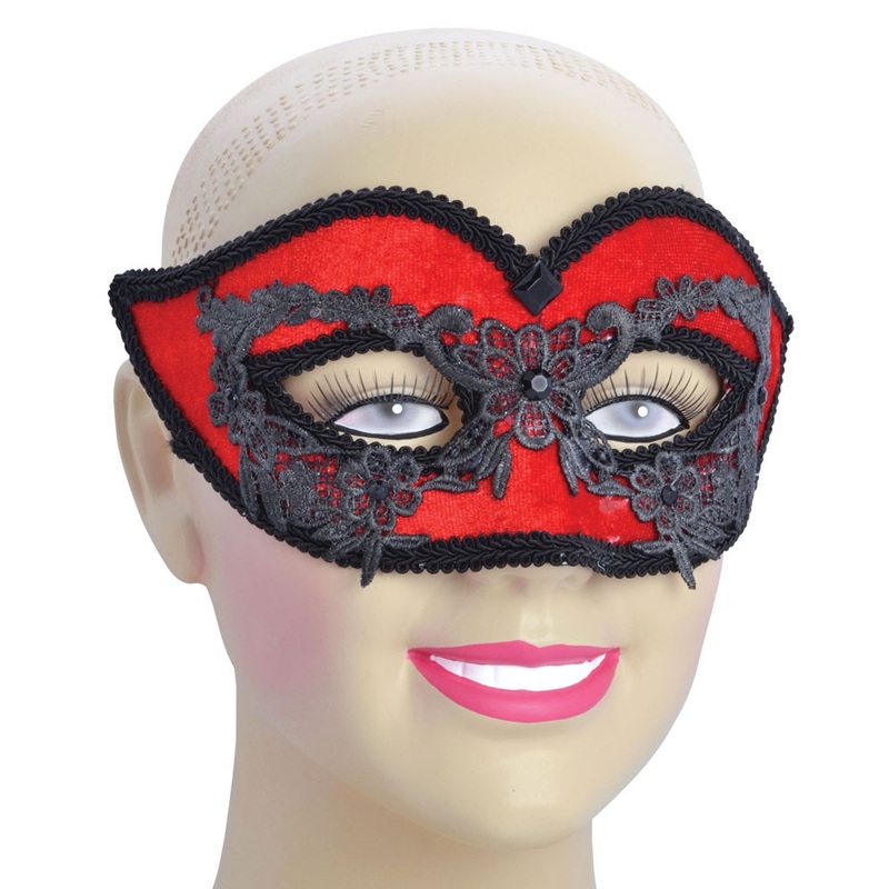 Elegant red masquerade