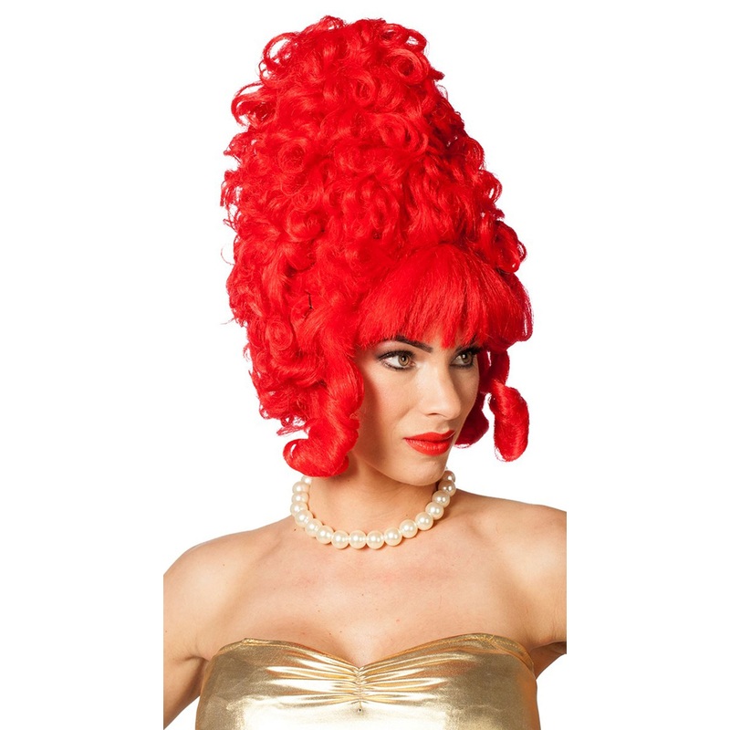 Gaudy Lady Red tower wig