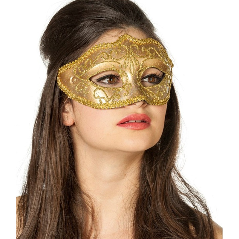 Masked ball Venezia eye mask gold