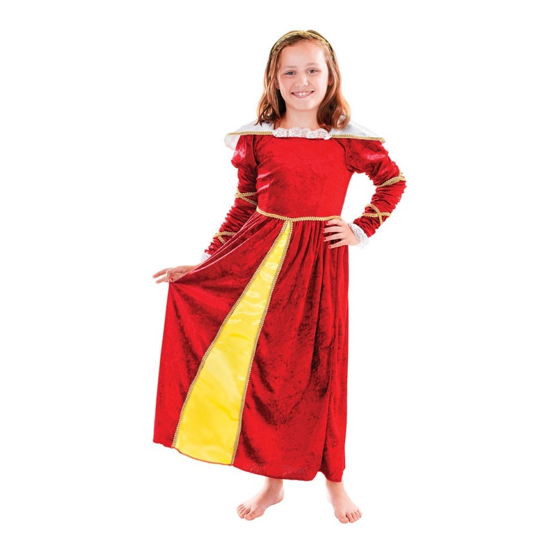 Medieval lady child costume 128
