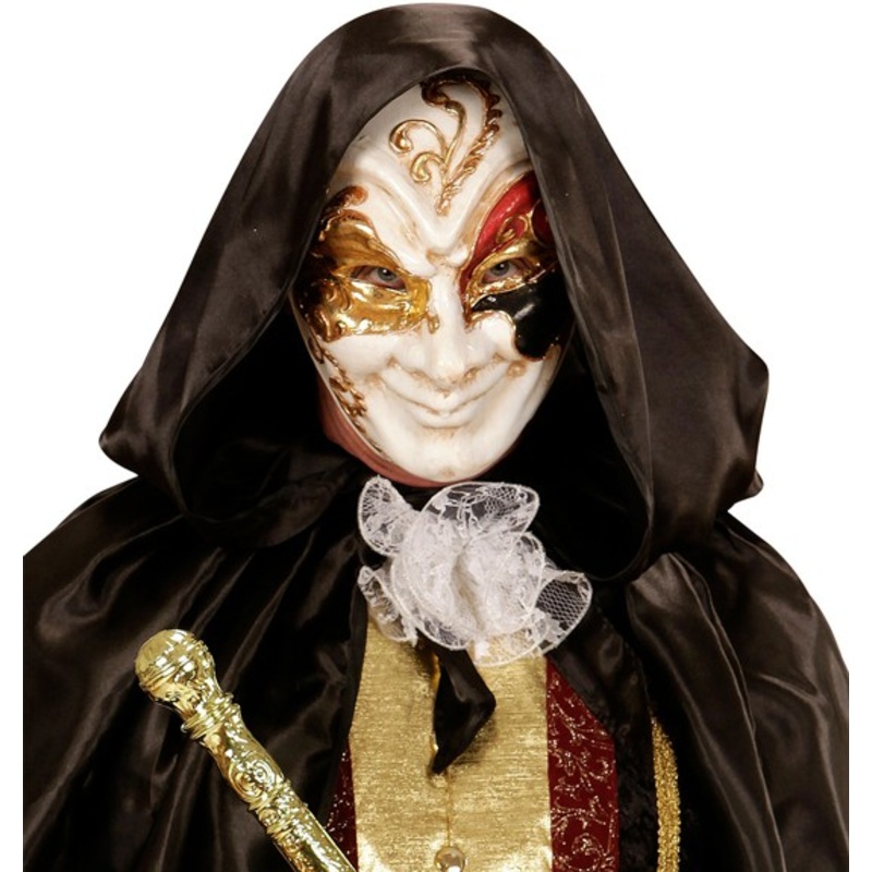 Mysterious Venetian Mask White