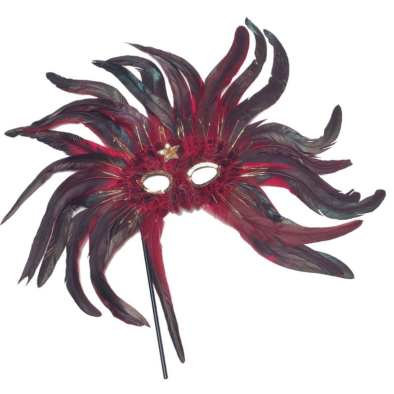Red Stellara Venezia stick mask