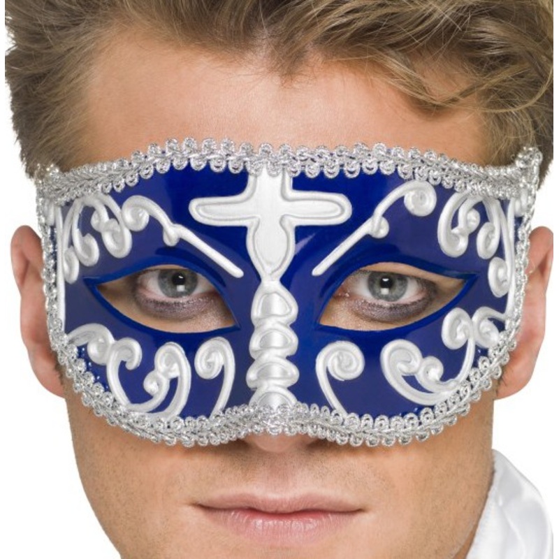 Venetian blue eye mask