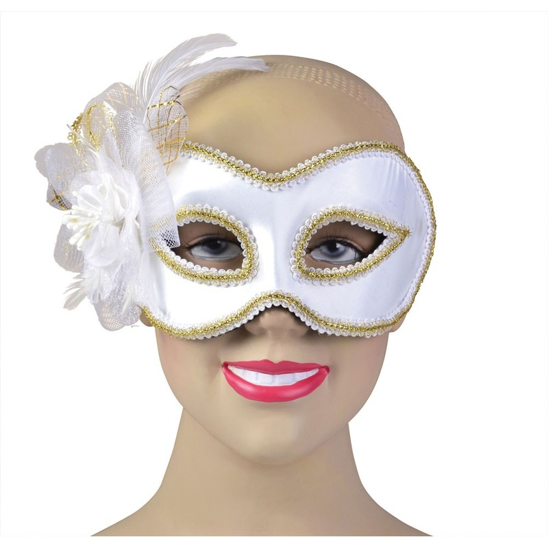 Venetian feather headdress eye mask