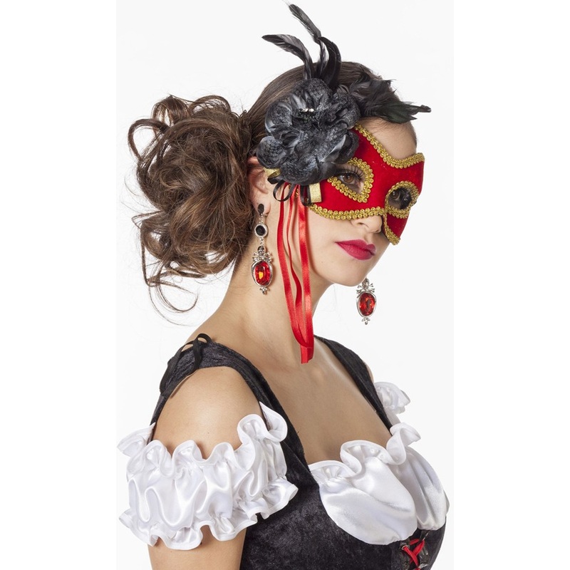 Venetian flowers eye mask