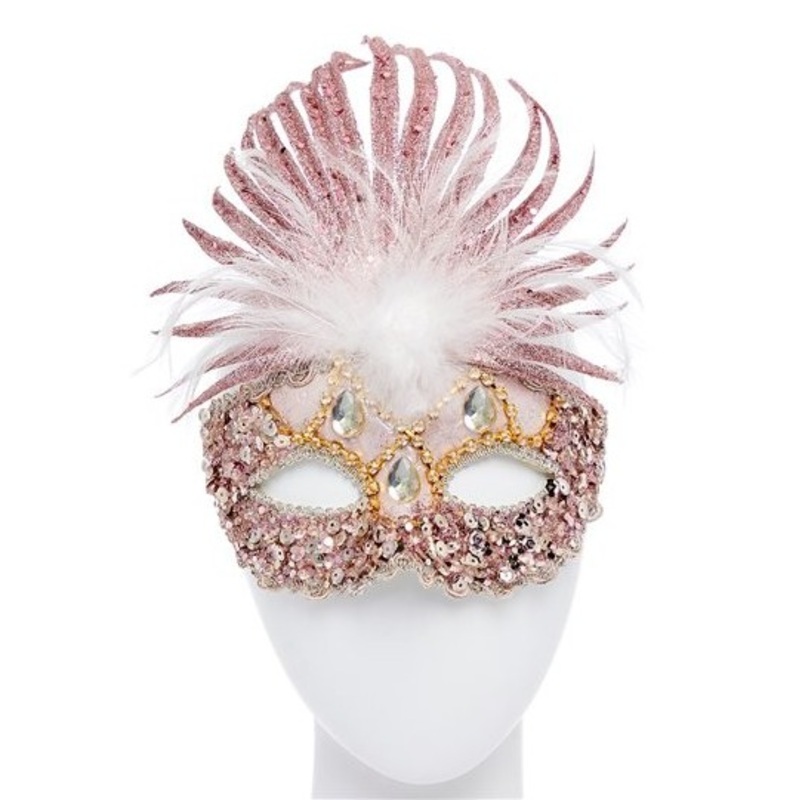 Venetian mask Anastasia with glitter