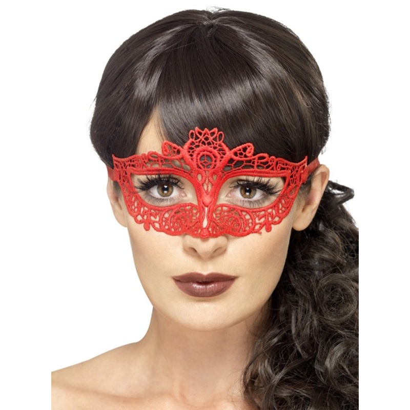 Venetian red eye mask