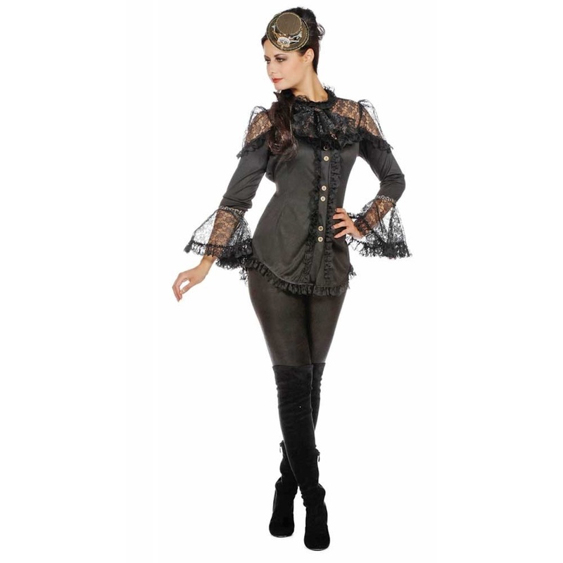 Victorian lace blouse for women 36