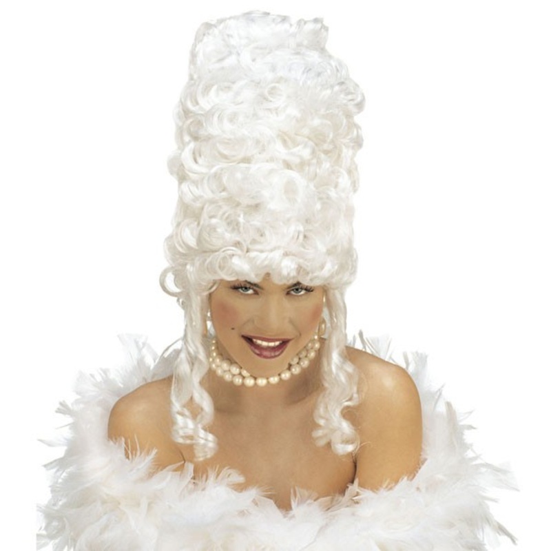 Victorian Lady Marge wig in white
