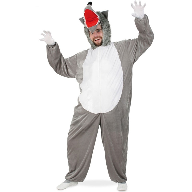 Big bad wolf men's costume L