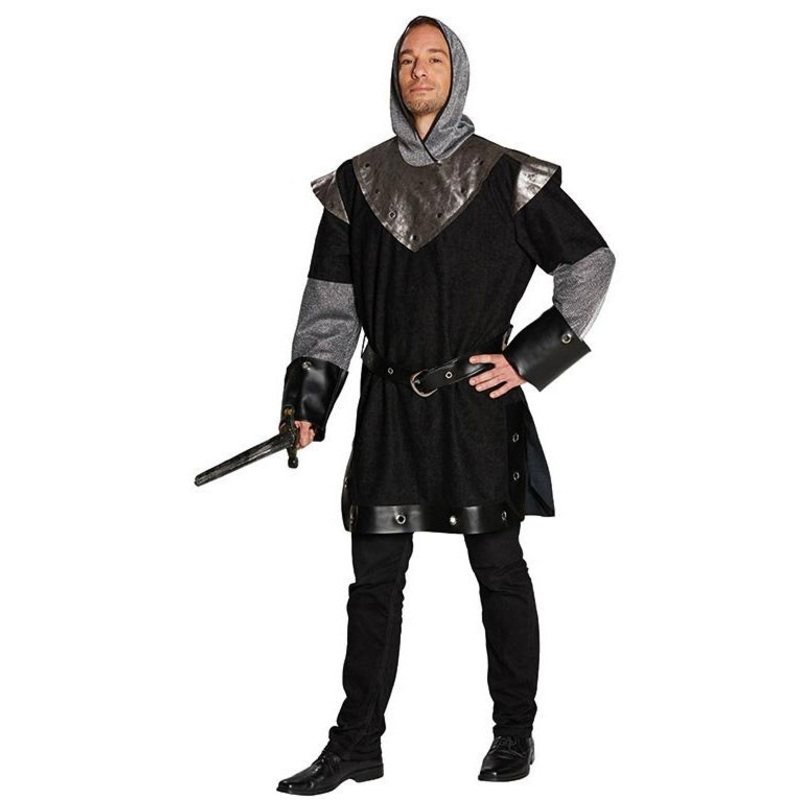 Black knight costume for men 48