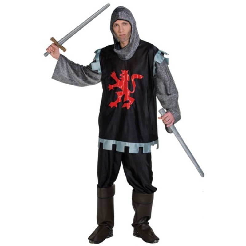 Black lion knight men's costume 48