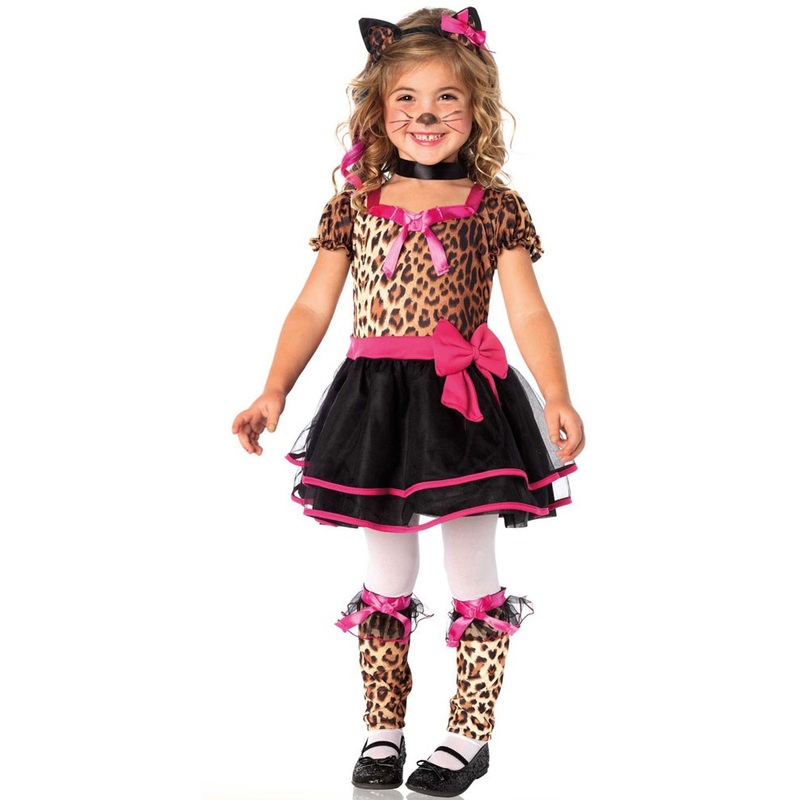 Cute leopard kitten costume