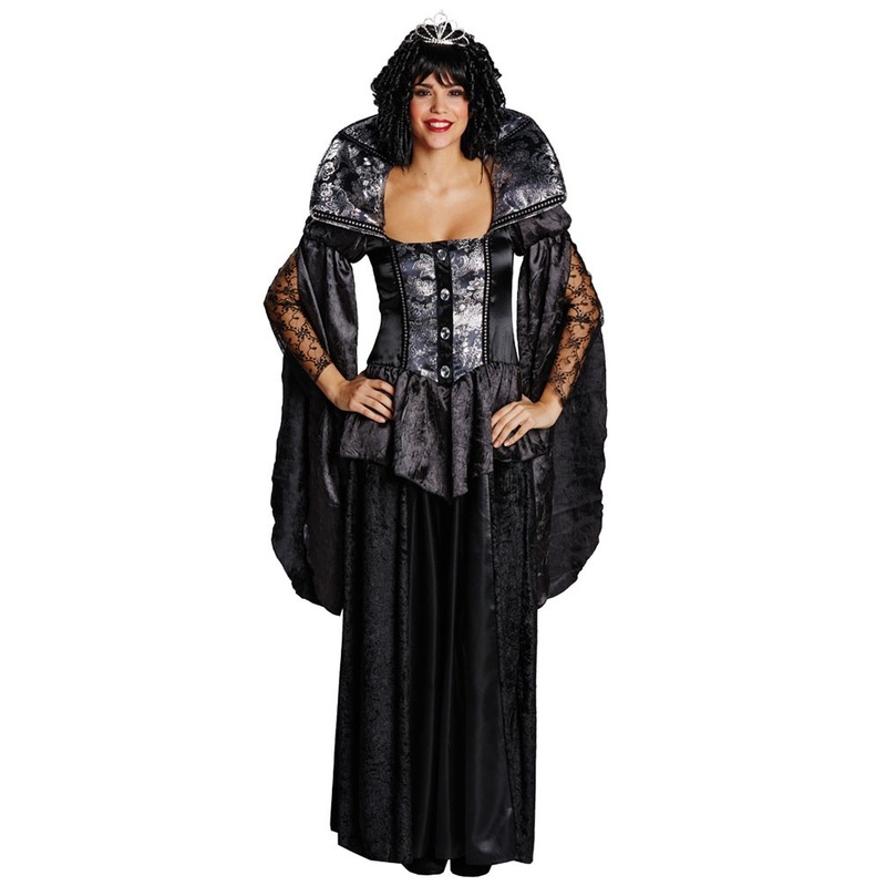 Evil Fairy Queen Dress Black 36