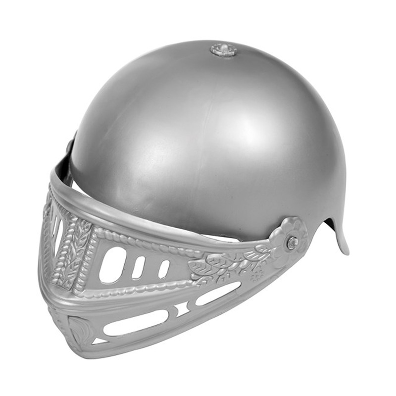 Knight armor knight helmet in metal look