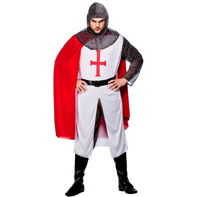 Knight Templar Richard the Lionheart men's costume S