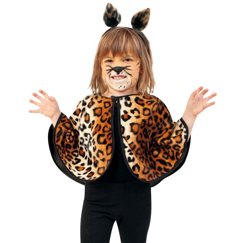 Leopard cape for children