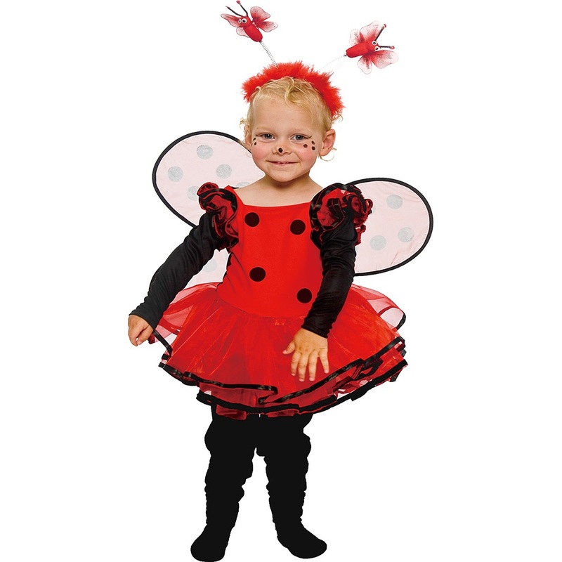 Mini ladybug tutu dress 80