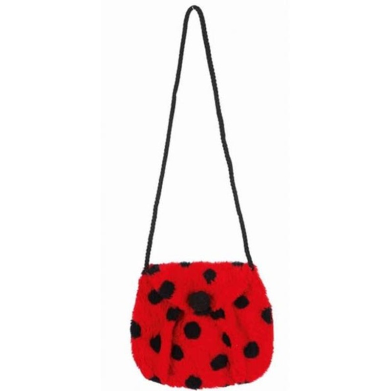 Plush ladybug handbag