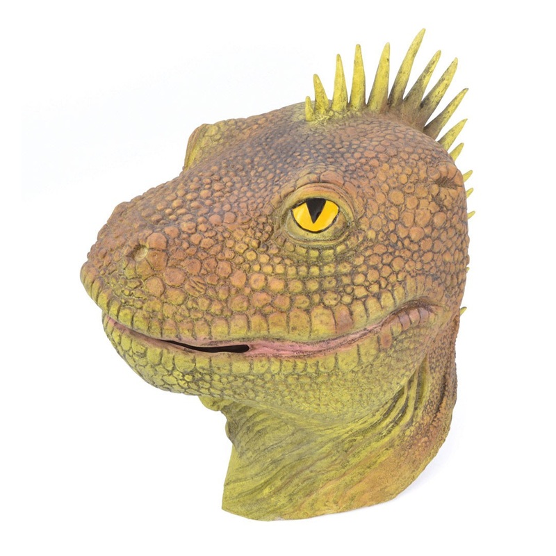 Poisonous lizard full head mask