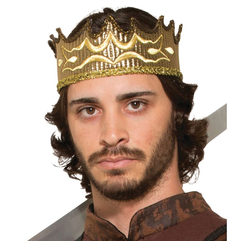 Pompous medieval king's crown Arthur