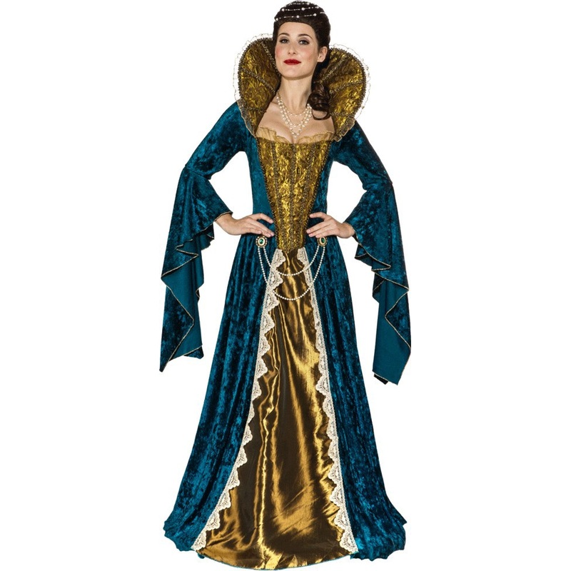 Queen dress with hoop skirt 34-36