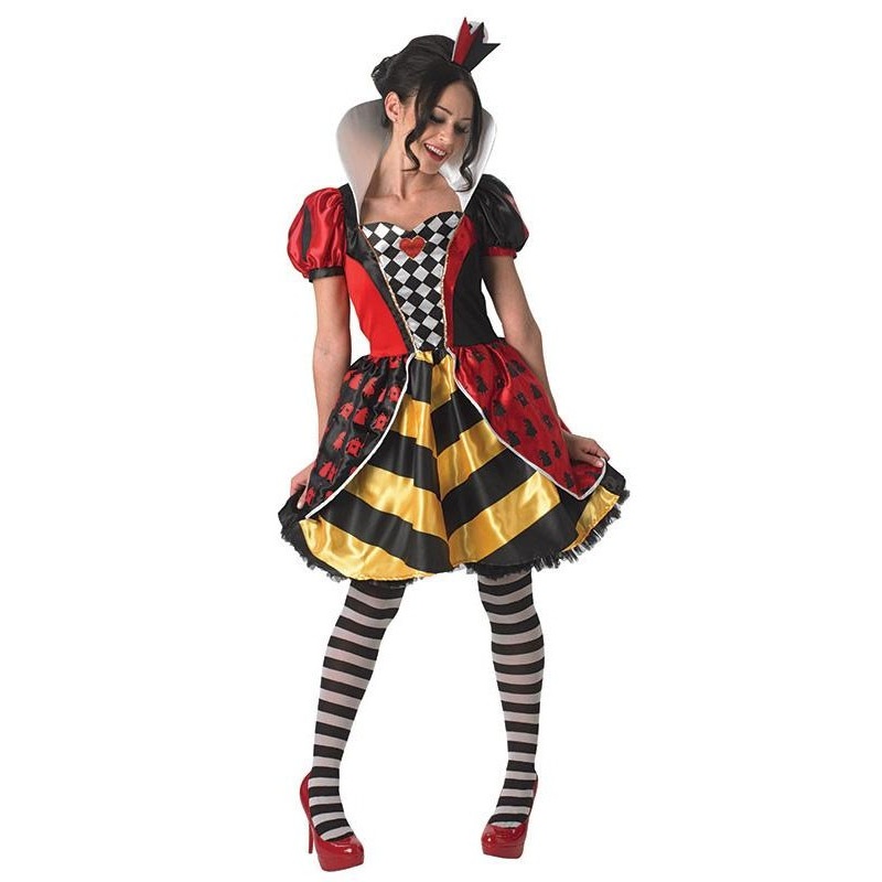 Queen of hearts in wonderland costume for women S