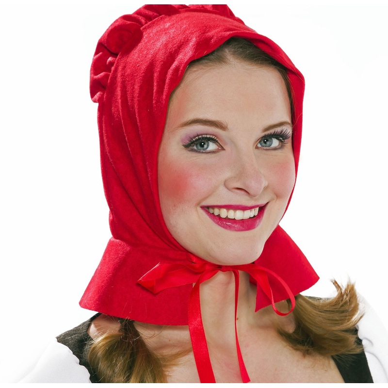 Red hood cap