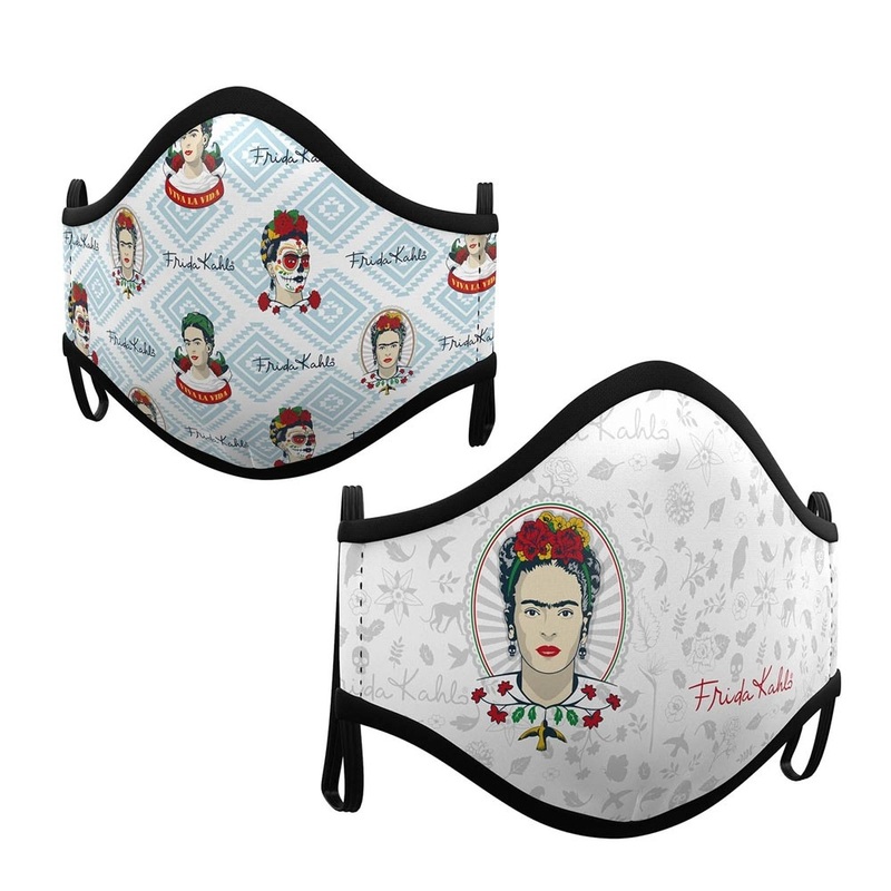 2 mouth nose masks Frida Kahlo