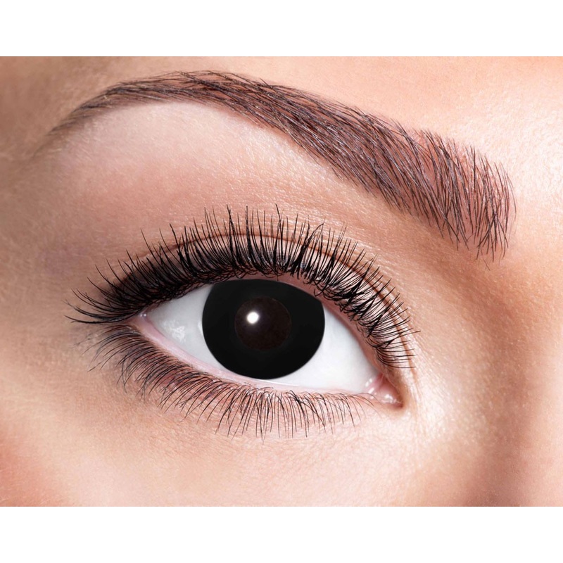 3-Month Black Iris Contact Lenses