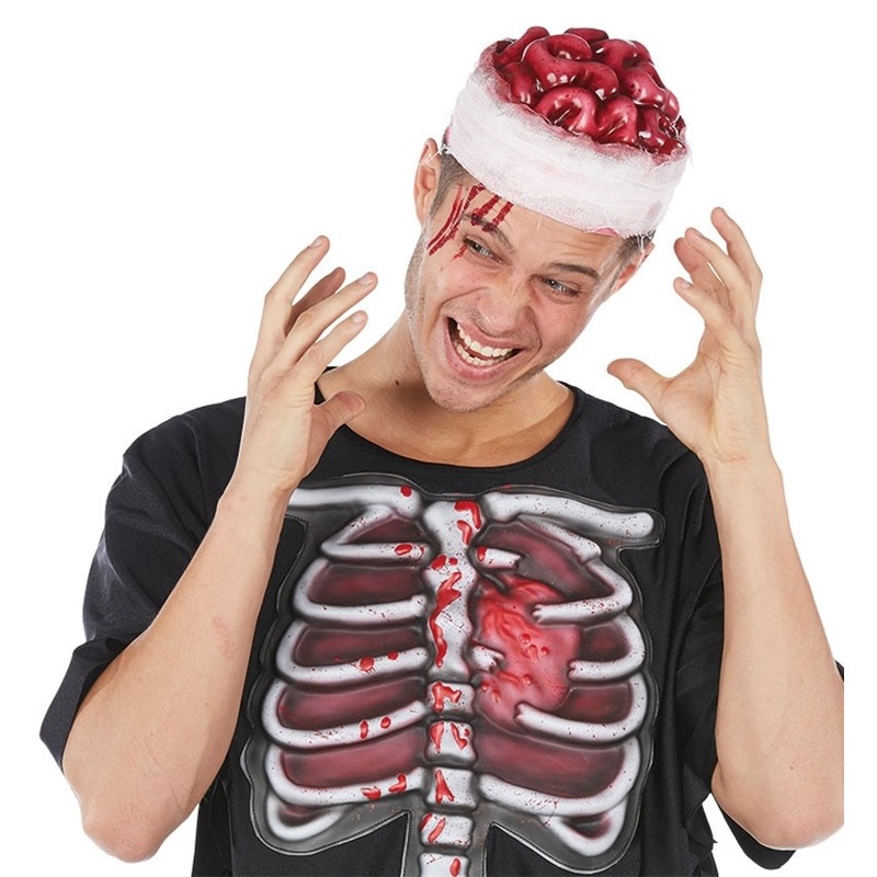 Bloody brain cap for adults