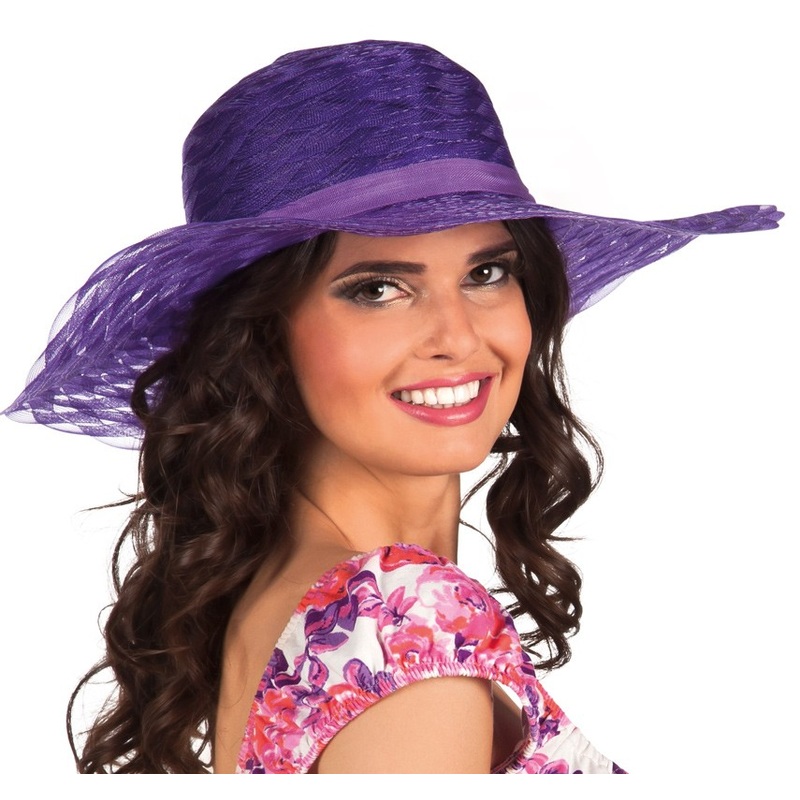 Clarissa Elegance Hat In Purple