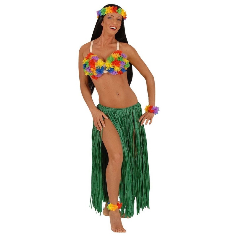 Colorful Alaula Hawaii floral bra