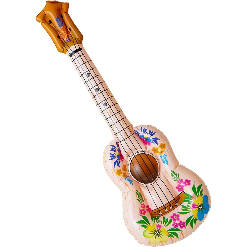 Colorful Hawaii Guitar Inflatable