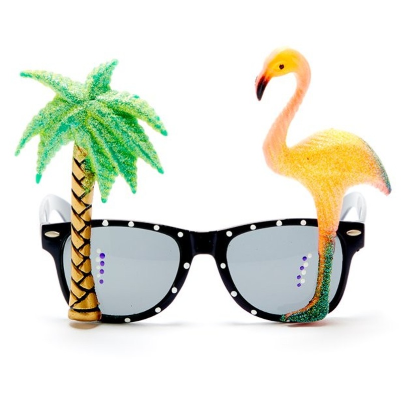 Funny tropical glasses