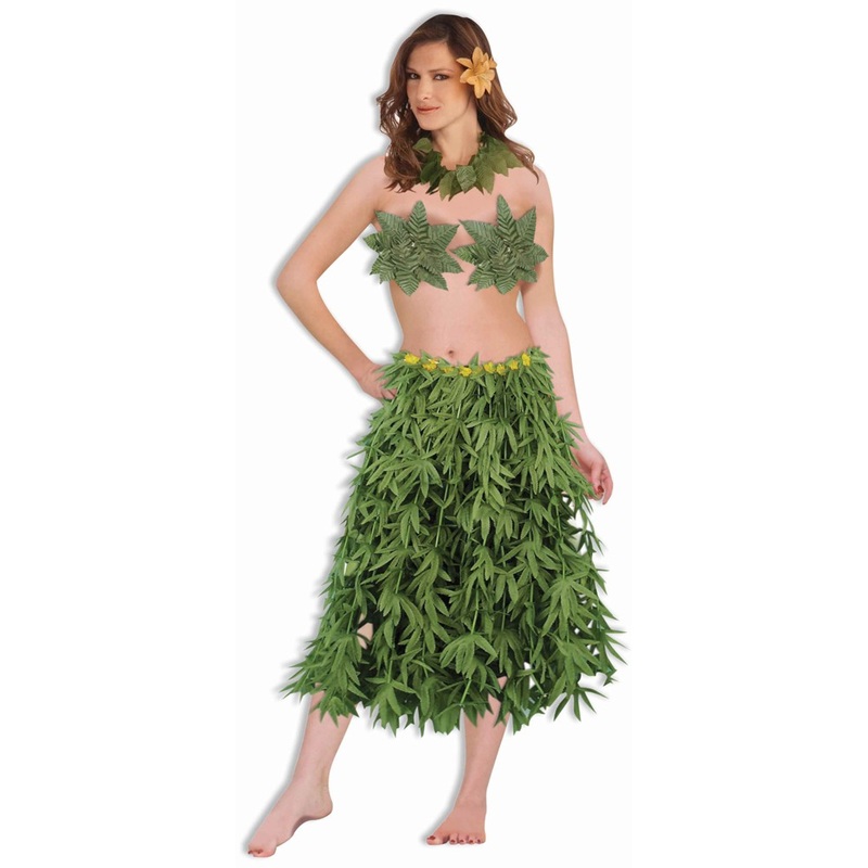 Hawaiian hemp hula girl costume