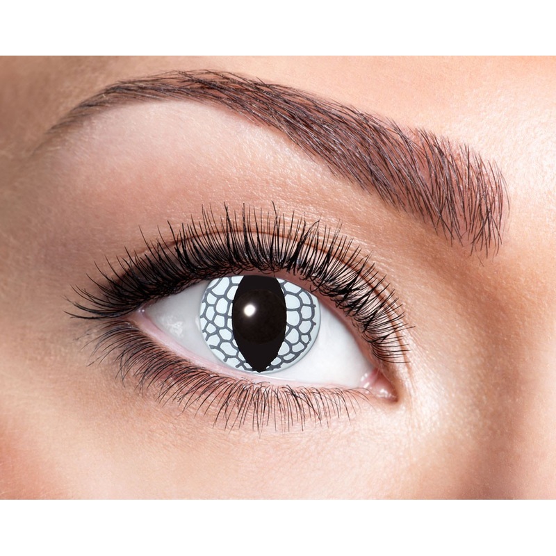 Ice Dragon Eyes Contact Lenses White
