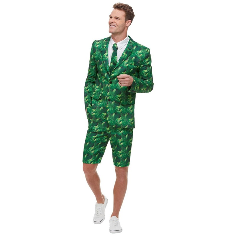 Palm paradise party suit for men M