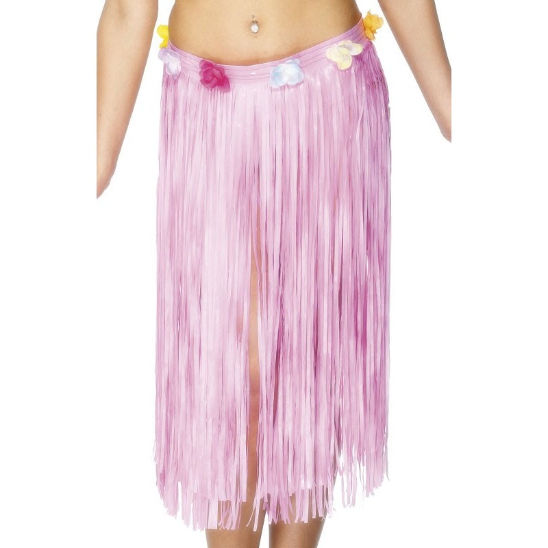 Pink fringed Hawaii skirt Keiki 74cm