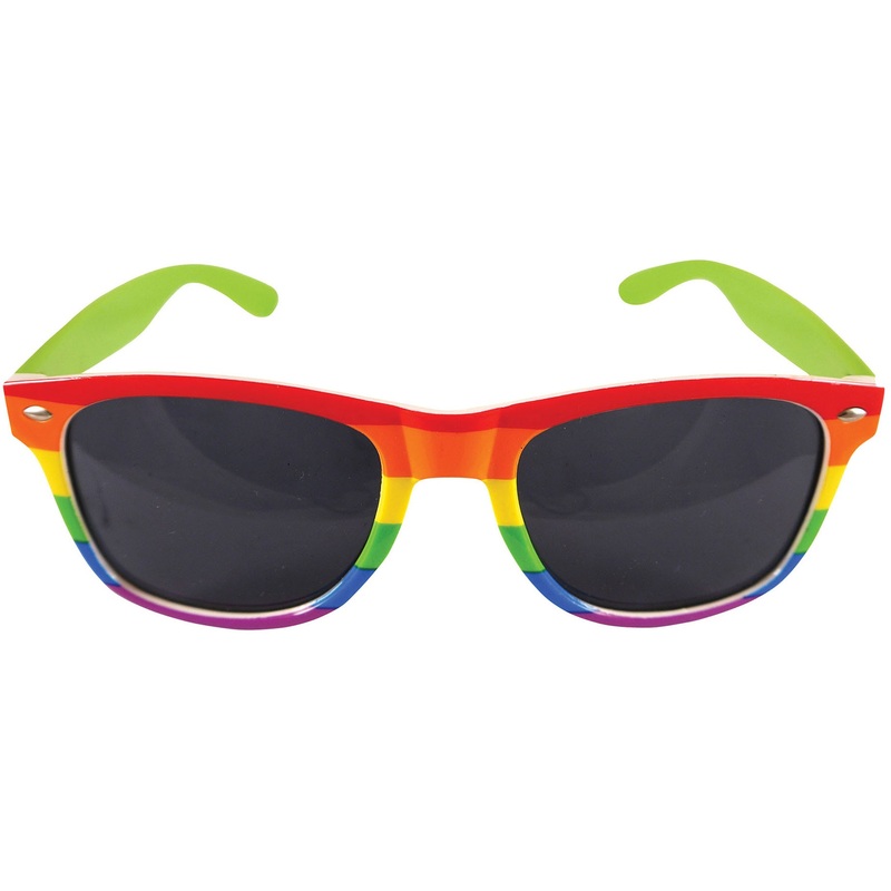 Rainbow Stripes sunglasses