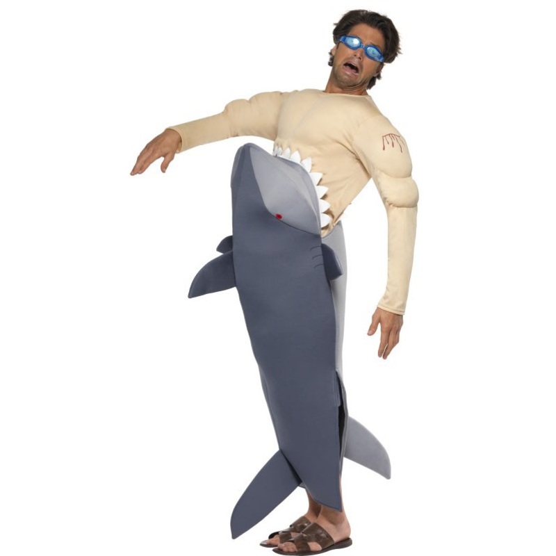 Shark attack men's costume