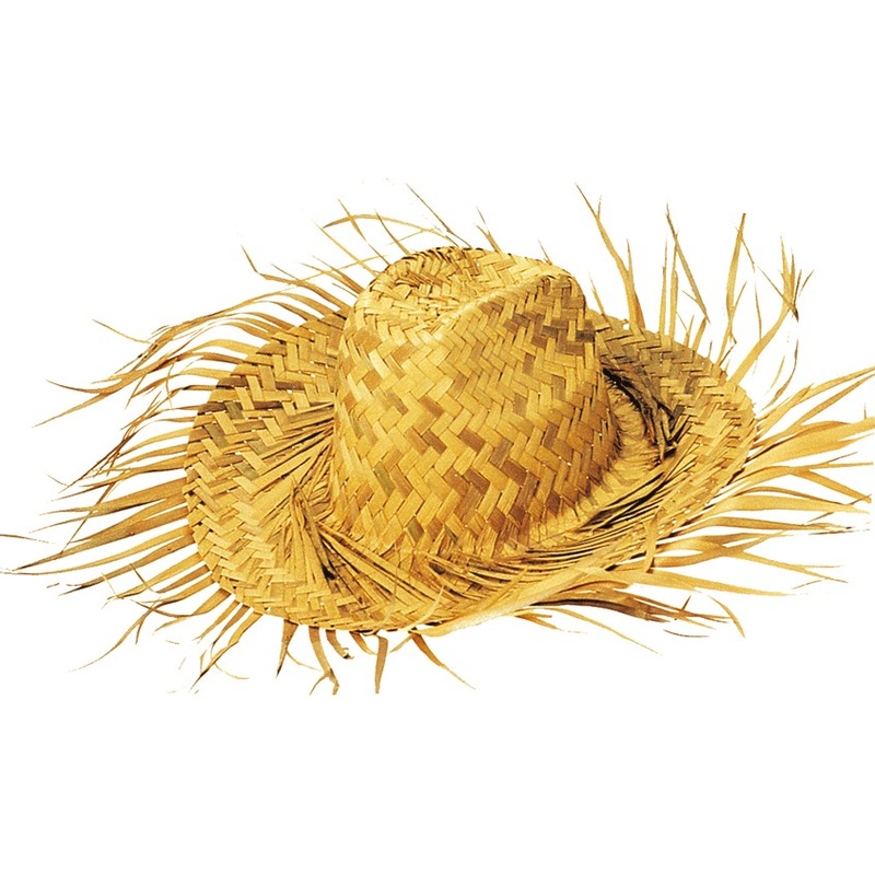 Straw hat in cowboy look M