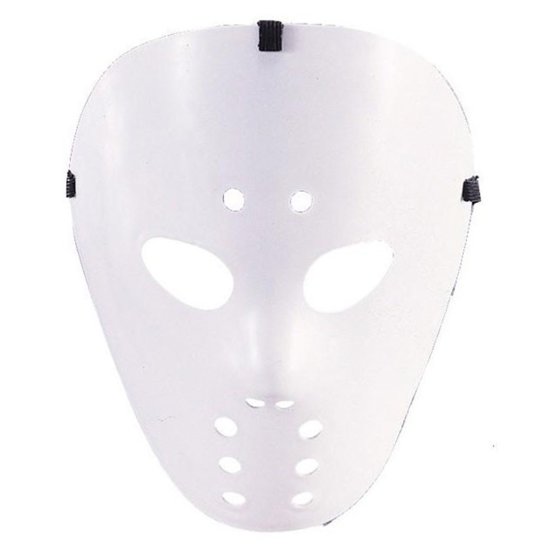 White Jason Hockey Mask Blood Massacre